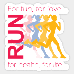 Run for life 2.0 Sticker